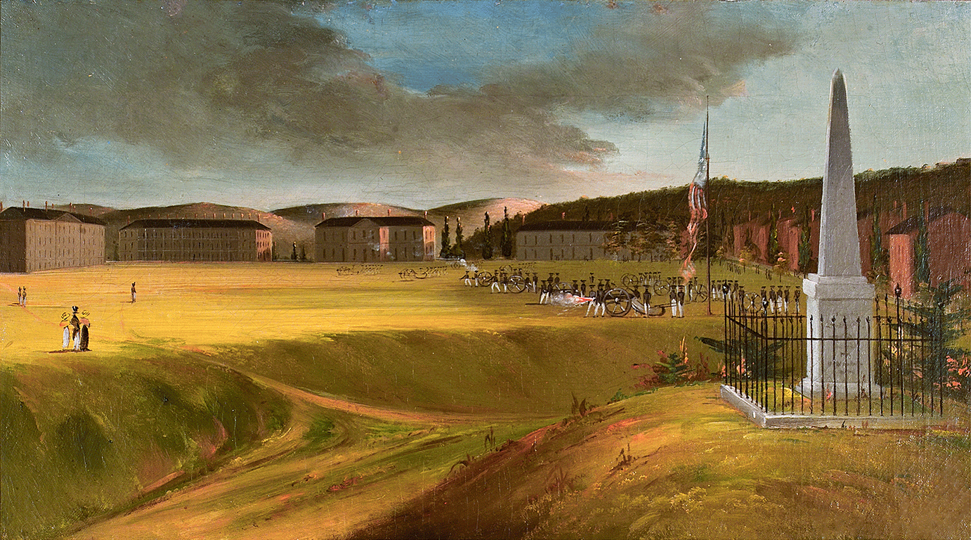 View of West Point by George Catlin 1827