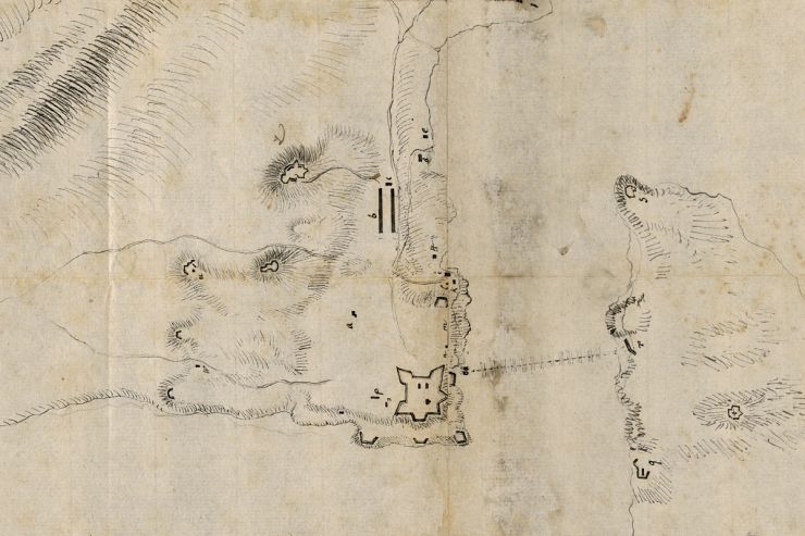 Kosciuszko's 1779 map of West Point