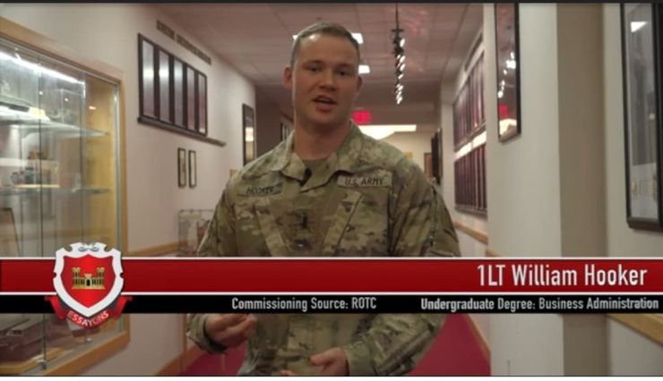 1LT William Hooker and 1LT Kelsey Hooker
